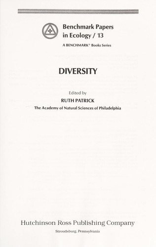 Cover of Diversity
