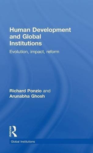 Cover of Human Development and Global Institutions