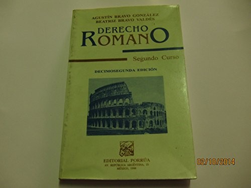 Cover of Derecho romano