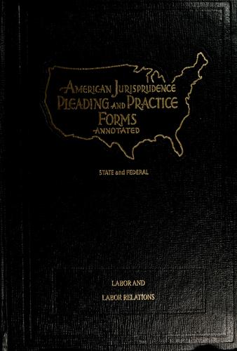 Cover of American jurisprudence pleading and practice forms annotated