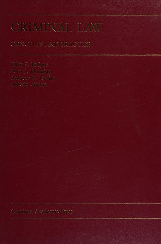 Cover of Criminal law