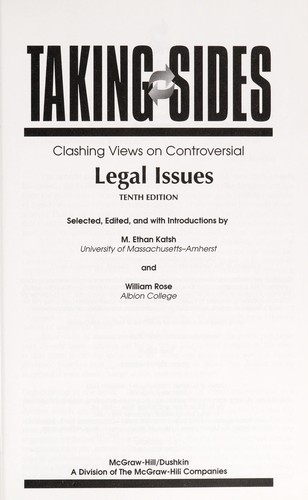 Cover of Taking sides