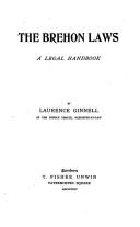 Cover of The Brehon laws