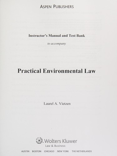 Cover of Practical environmental law