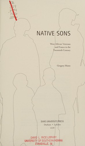 Cover of Native sons