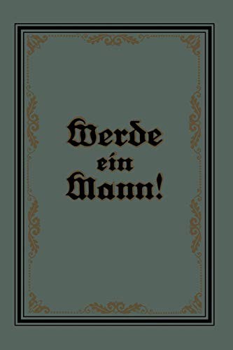 Cover of Werde ein Mann