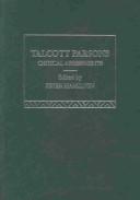 Cover of Talcott Parsons