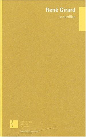 Cover of Le sacrifice