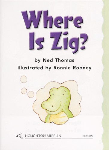 Cover of Where is zig?