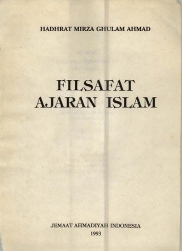 Cover of Filsafat Ajaran Islam