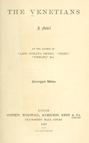 Cover of The Venetians