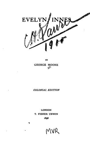 Cover of Evelyn Innes