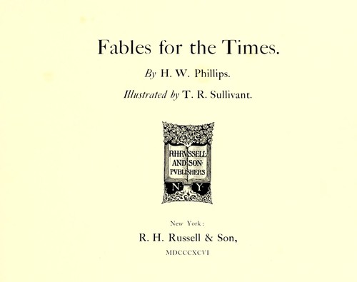 Cover of Fables for the Times