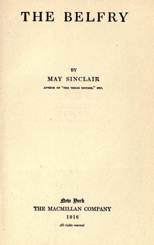 Cover of The Belfry