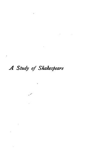 Cover of A Study of Shakespeare