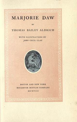 Cover of Marjorie Daw
