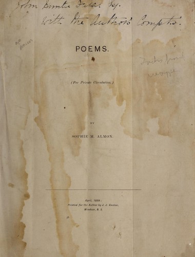 Cover of Poems