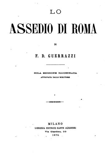 Cover of Lo assedio di Roma