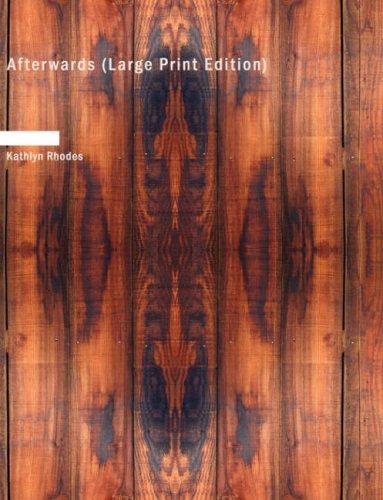 Cover of Afterwards