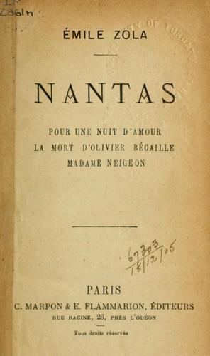 Cover of Nantas