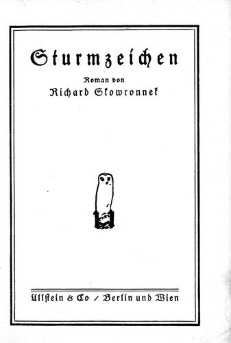 Cover of Sturmzeichen
