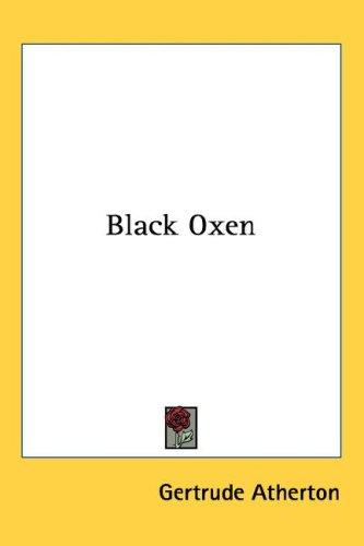 Cover of Black Oxen