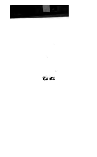 Cover of Tante