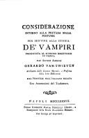 Cover of Vampyrismus
