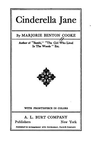 Cover of Cinderella Jane