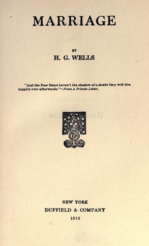 Cover of Marriage