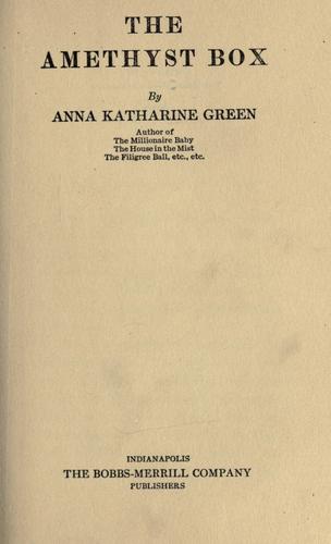 Cover of The Amethyst Box