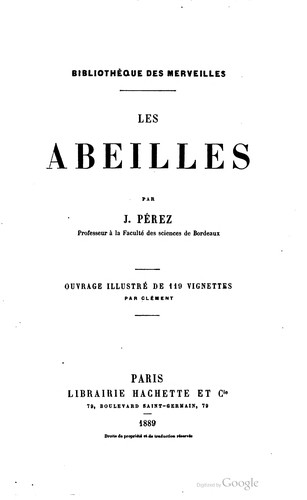 Cover of Les abeilles