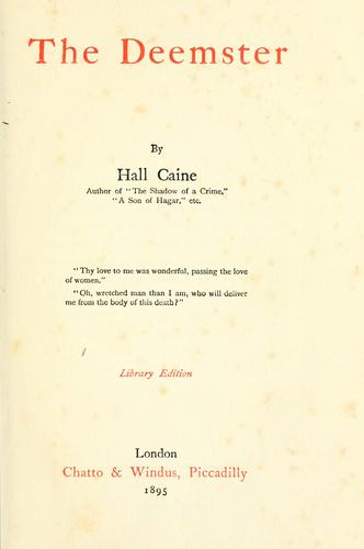 Cover of The Deemster