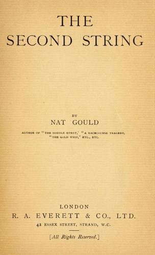 Cover of The Second String