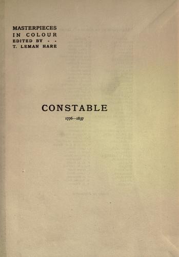 Cover of Constable