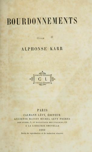Cover of Bourdonnements