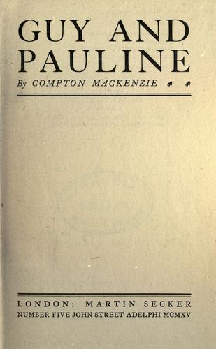 Cover of Guy and Pauline