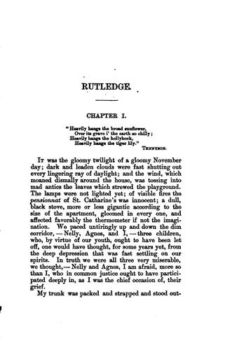 Cover of Rutledge