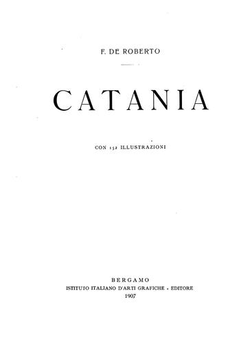 Cover of Catania