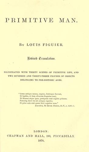 Cover of Primitive Man