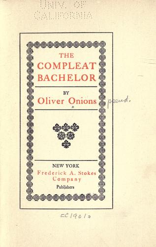 Cover of The Compleat Bachelor