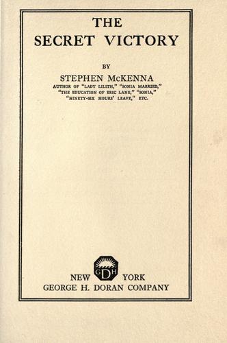 Cover of The Secret Victory