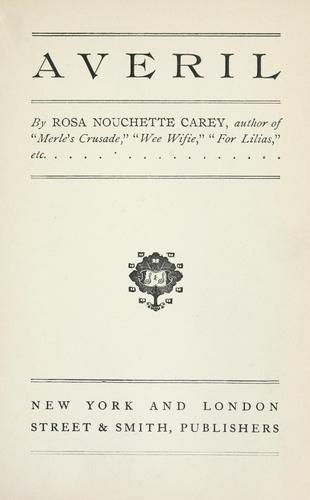 Cover of Averil