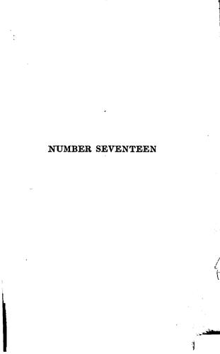 Cover of Number Seventeen