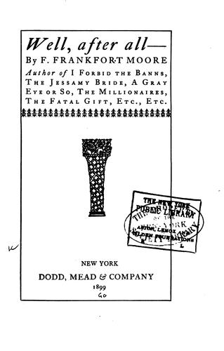 Cover of Well, After All--