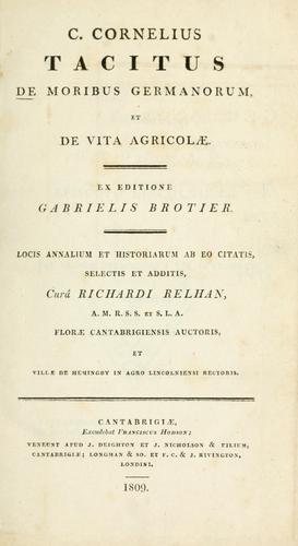 Cover of Germania