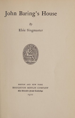 Cover of John Baring's House