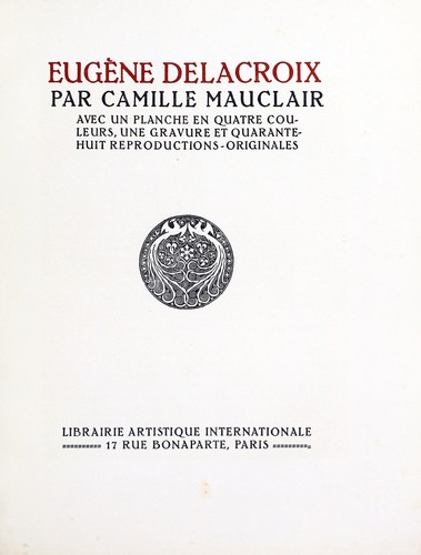Cover of Eugène Delacroix