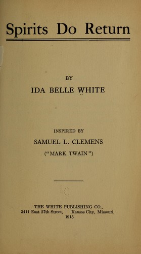 Cover of Spirits do return
