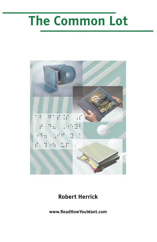 Cover of The Common Lot